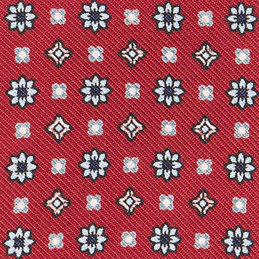 BURGUNDY SILK BOWTIE TO SELF-TIE