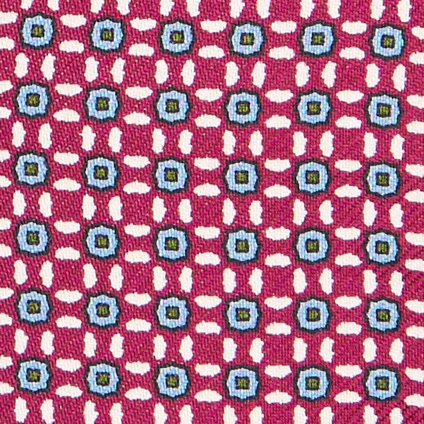 BURGUNDY SILK BOWTIE TO SELF-TIE