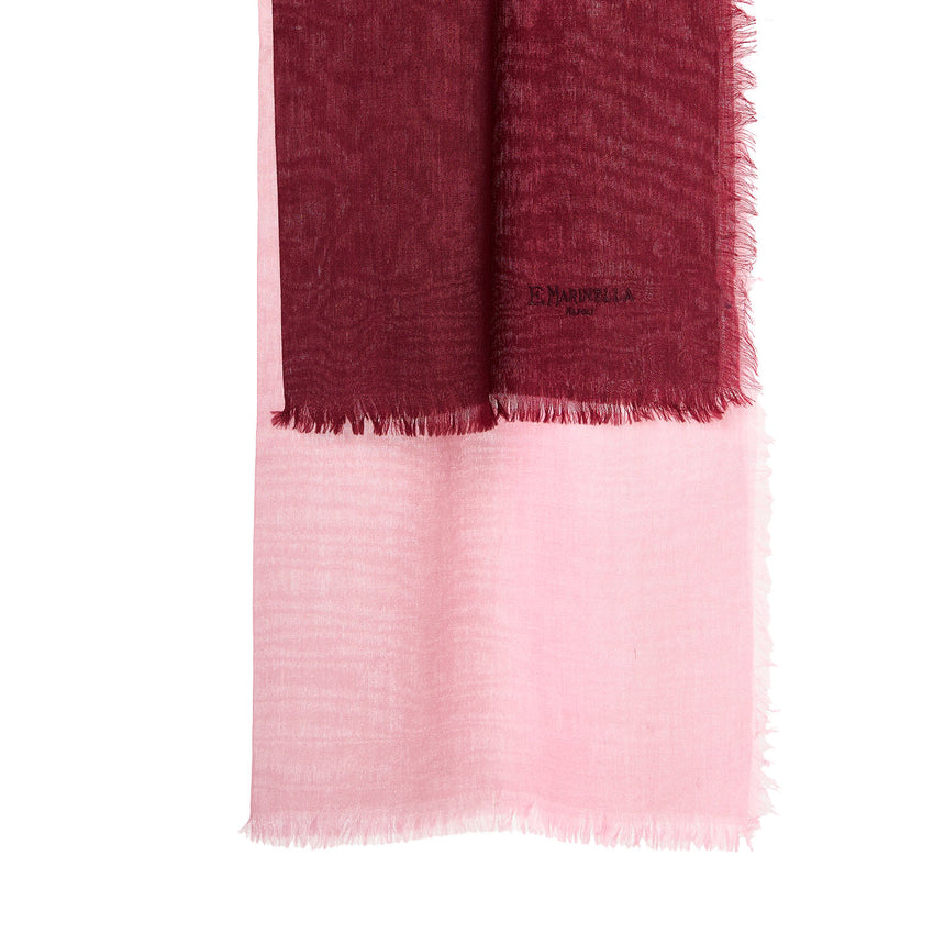 PASHMINA FUCSIA E ROSA CHIARO EFFETTO SFUMATO