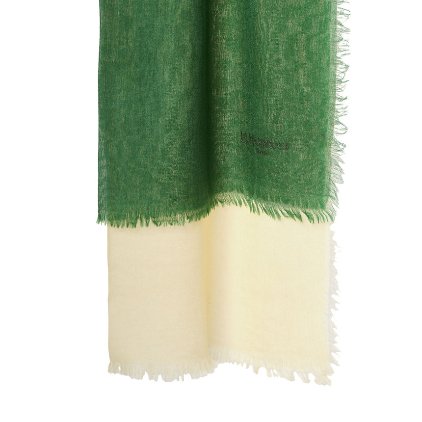PASHMINA VERDE EFFETTO SFUMATO