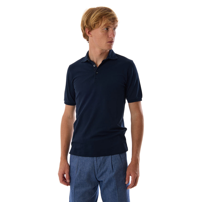 POLO MANICA CORTA BLU SCURO
