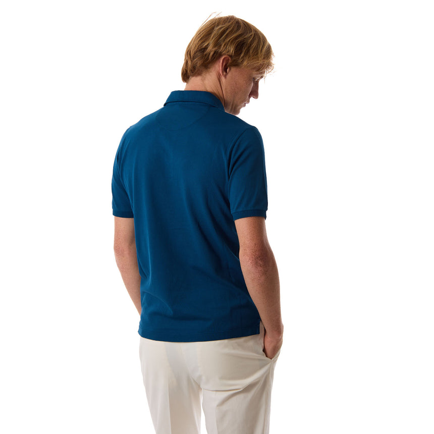 POLO MANICA CORTA BLU