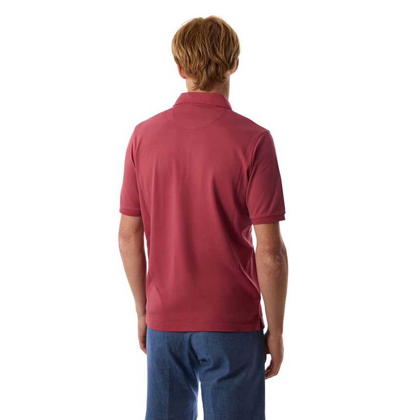 POLO MANICA CORTA BORDEAUX