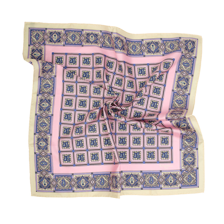 PINK SILK SCARF 65