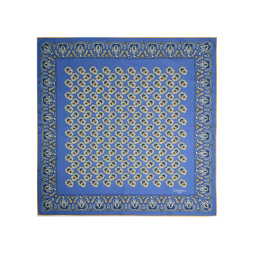 POWDER BLUE SILK SCARF 65