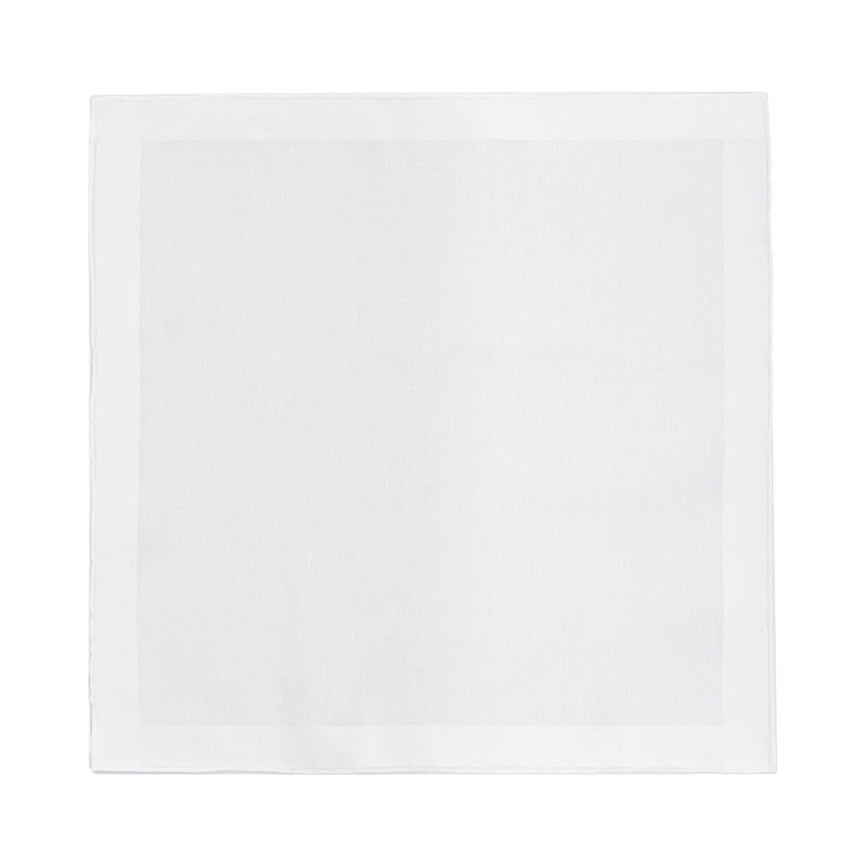WHITE CEREMONIAL POCKET SQUARE