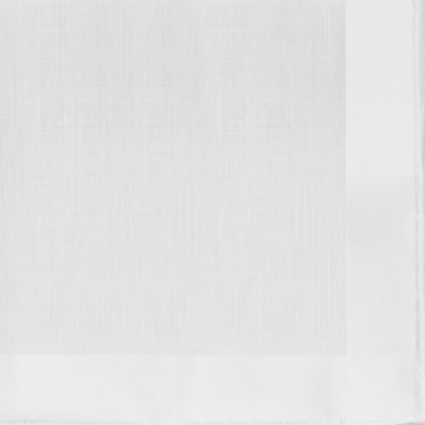 WHITE CEREMONIAL POCKET SQUARE