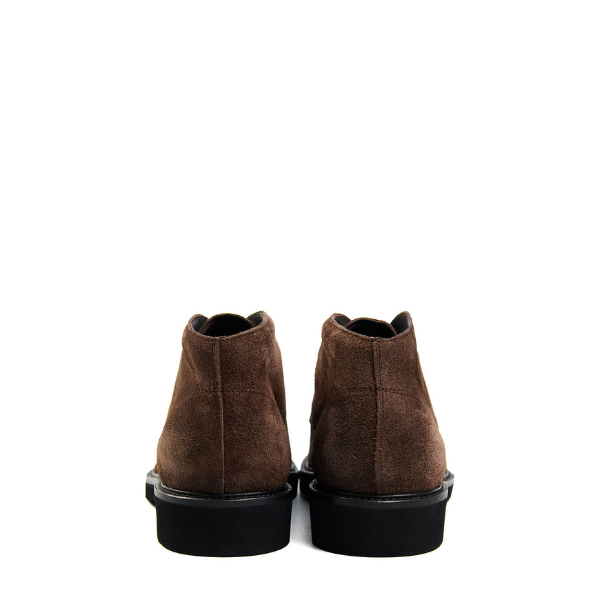 DARK BROWN ANKLE BOOTS