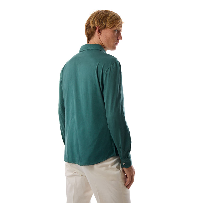 POLO CAMICIA VERDE SCURO