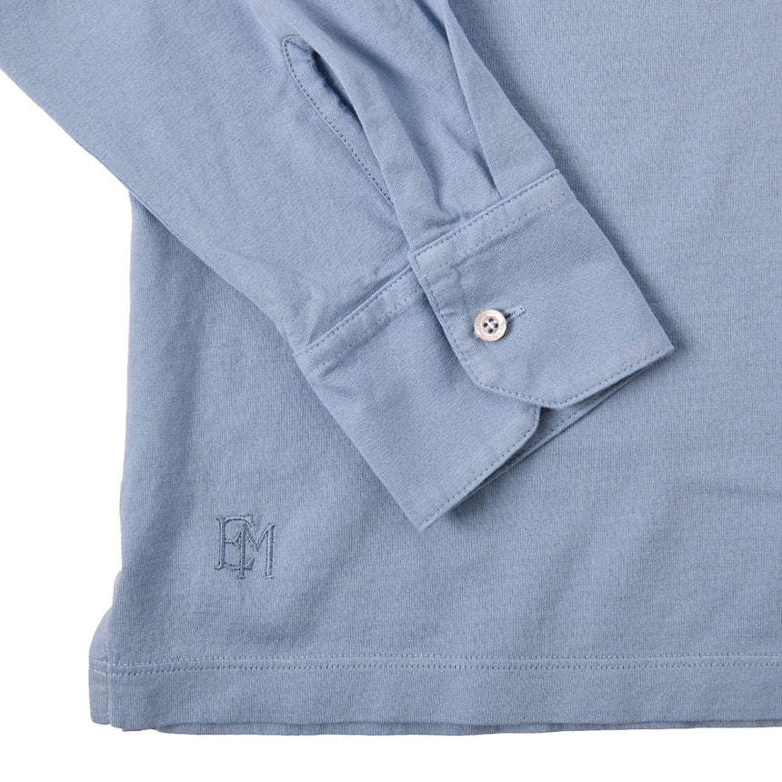 POLO CAMICIA AZZURRO POLVERE