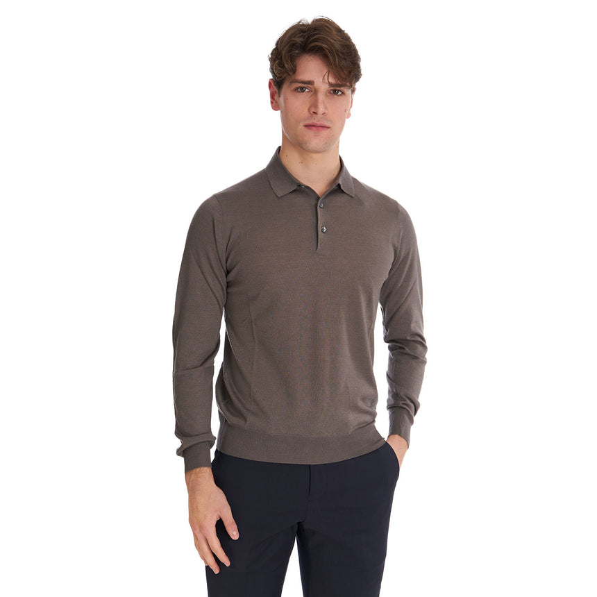 TAUPE POLO SHIRT