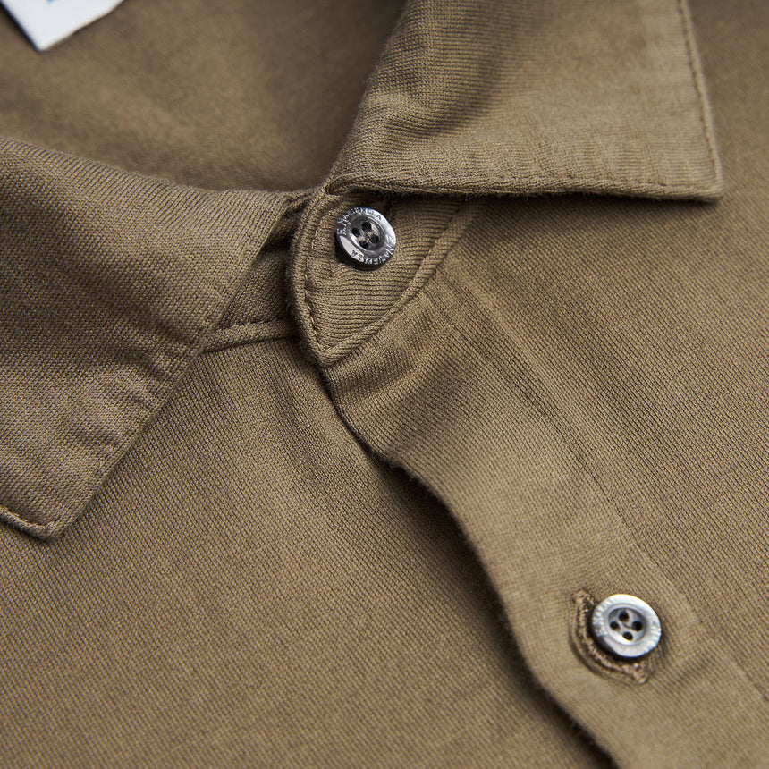 POLO CAMICIA VERDE SCURO