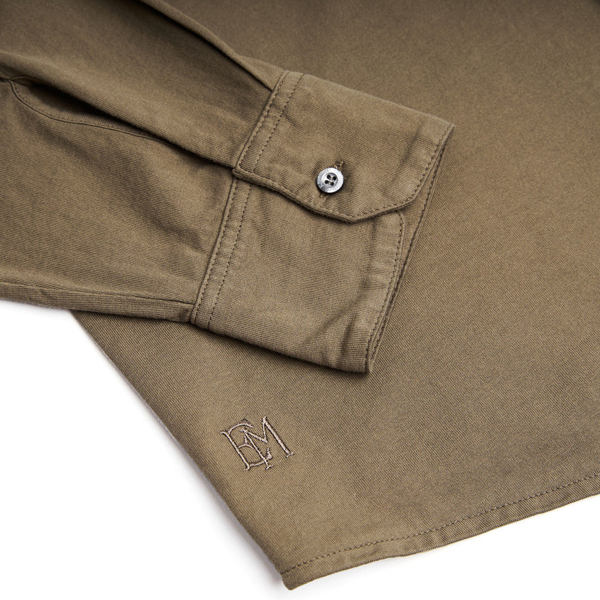 POLO CAMICIA VERDE SCURO