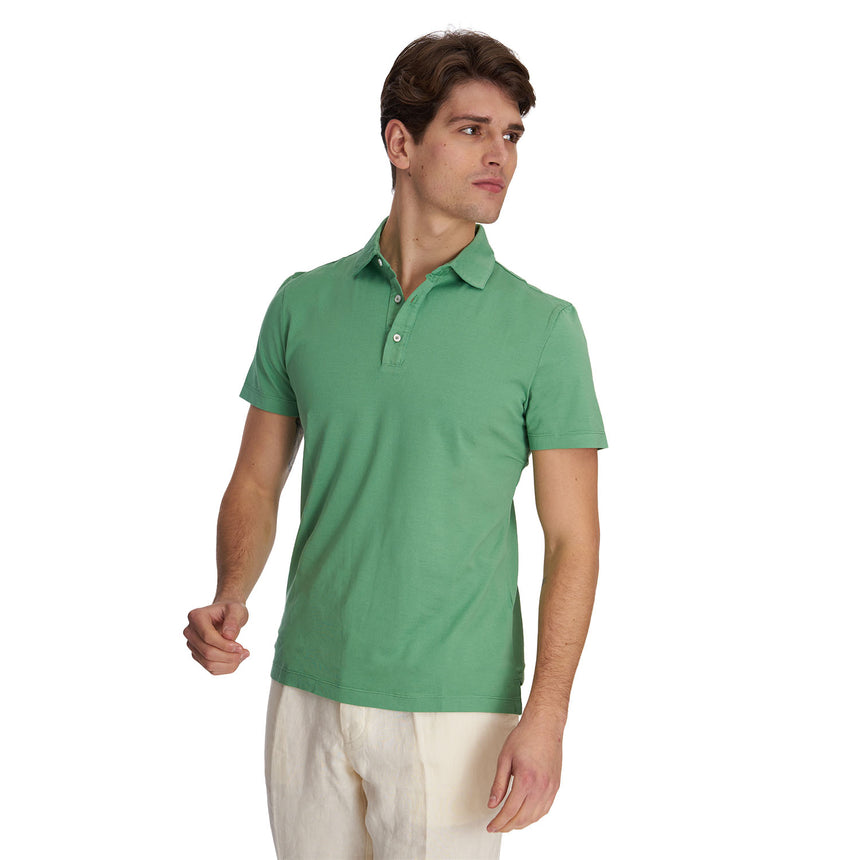 LIGHT GREEN SHORT SLEEVE POLO