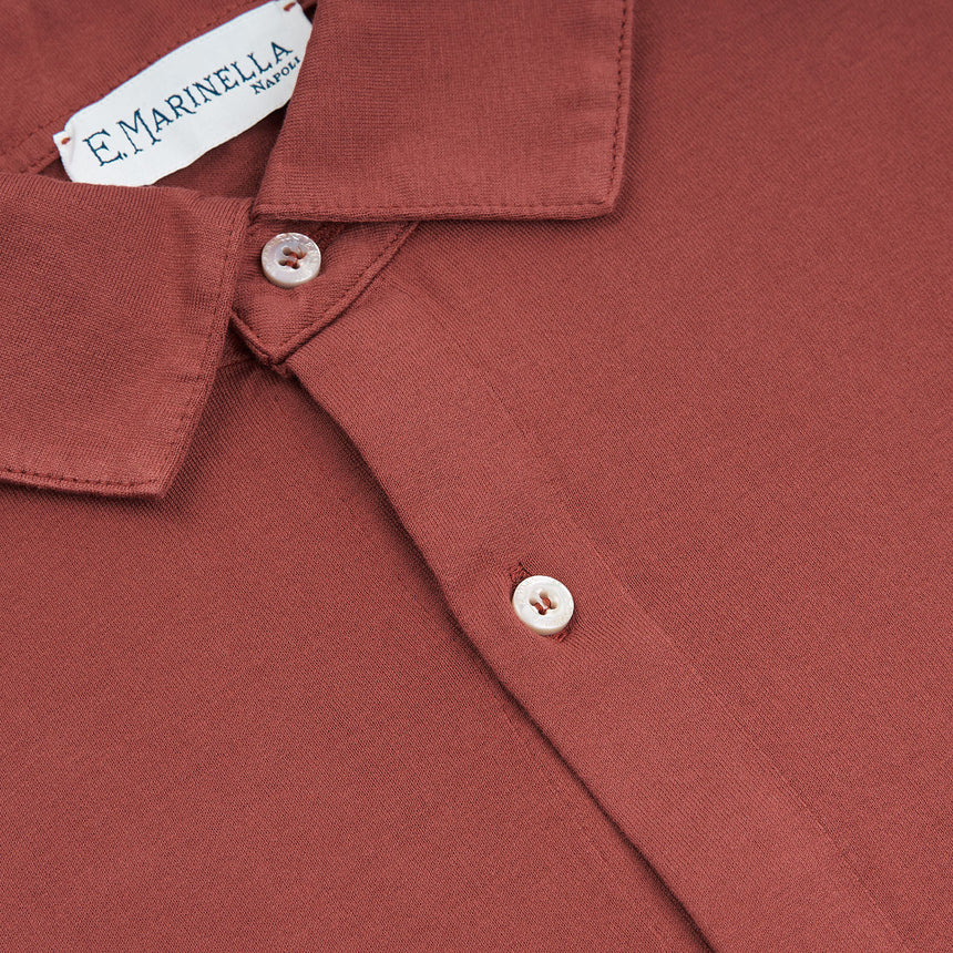 LIGHT BROWN SHORT SLEEVE POLO