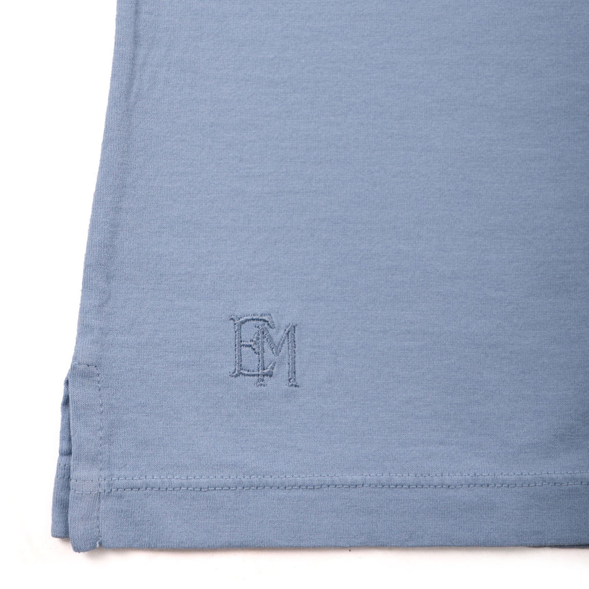 POLO MANICA CORTA AZZURRO POLVERE