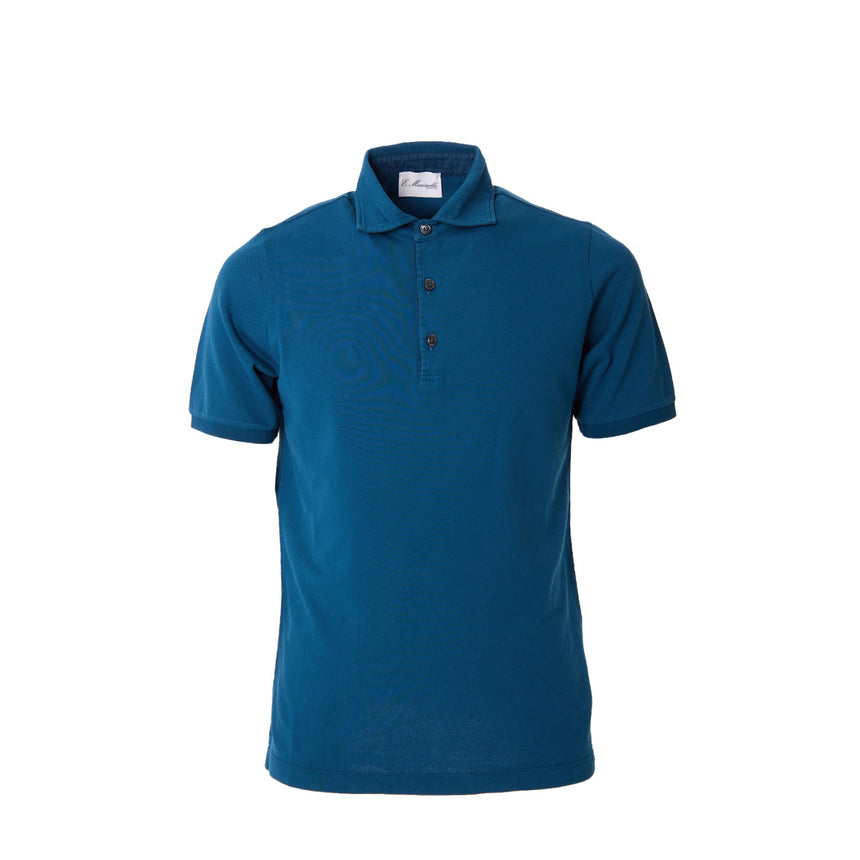 POLO MANICA CORTA BLU