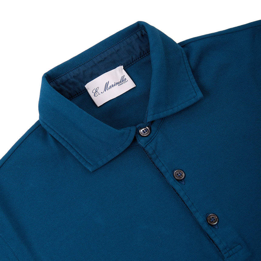 POLO MANICA CORTA BLU
