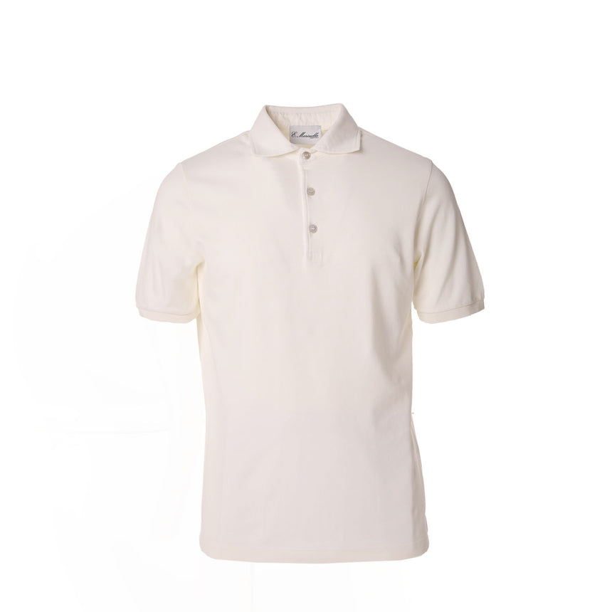 POLO MANICA CORTA BIANCA