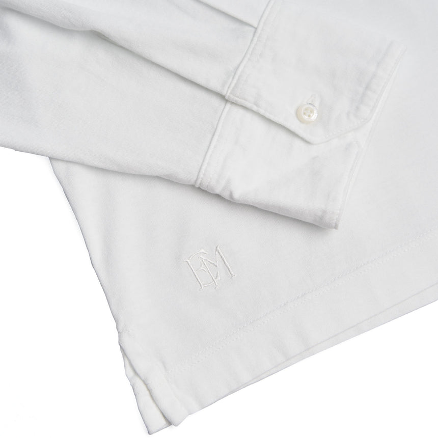 WHITE LONG SLEEVE POLO