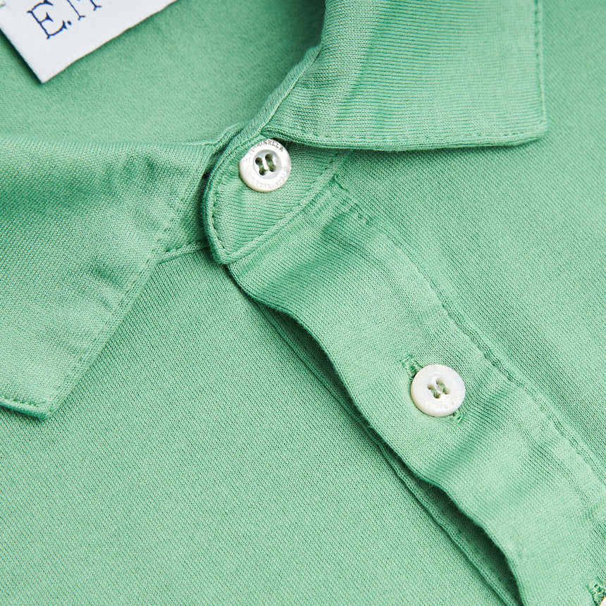 LIGHT GREEN SHORT SLEEVE POLO