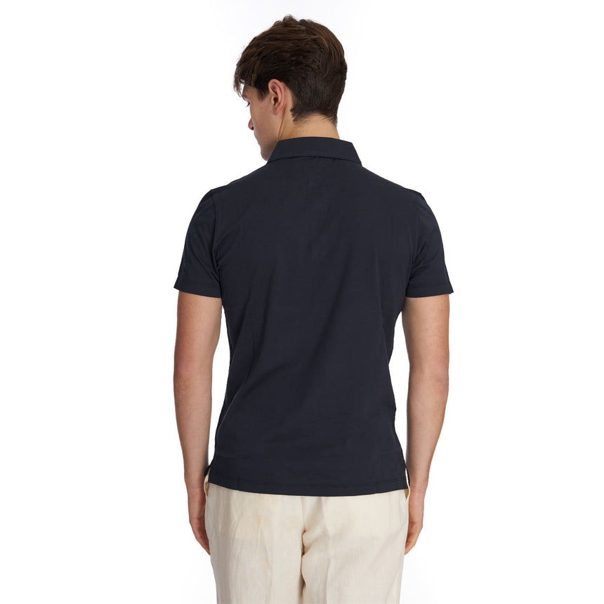 DARK BLUE SHORT SLEEVE POLO