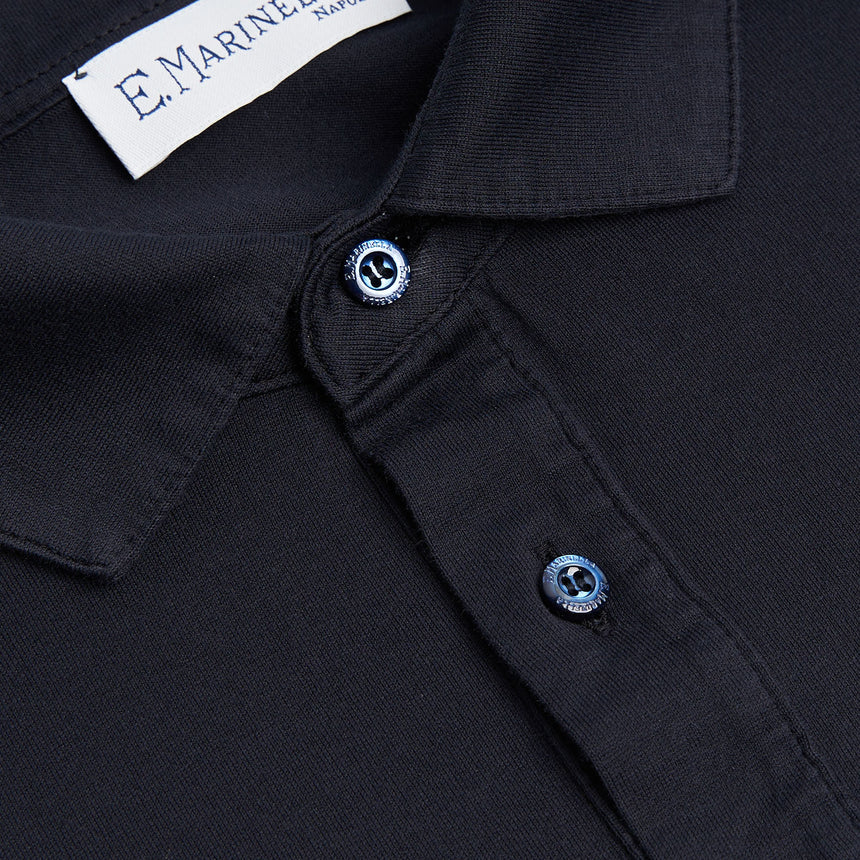 DARK BLUE SHORT SLEEVE POLO