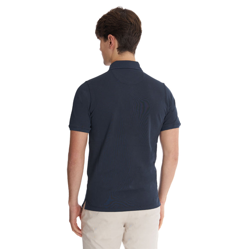 DARK BLUE SHORT SLEEVE POLO