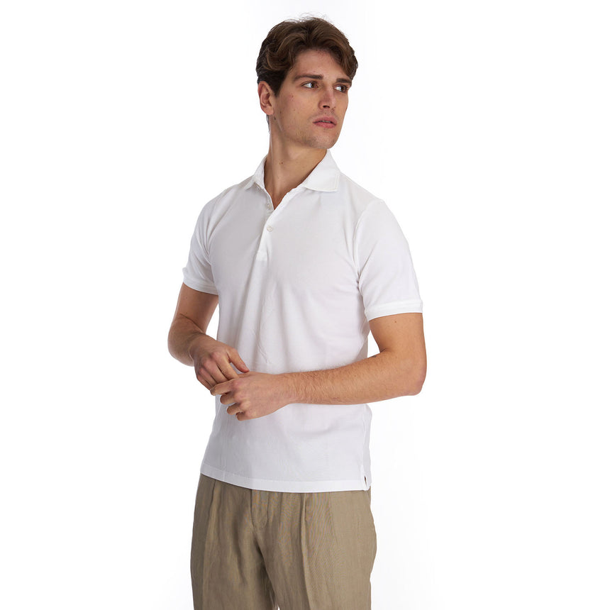 WHITE SHORT SLEEVE POLO