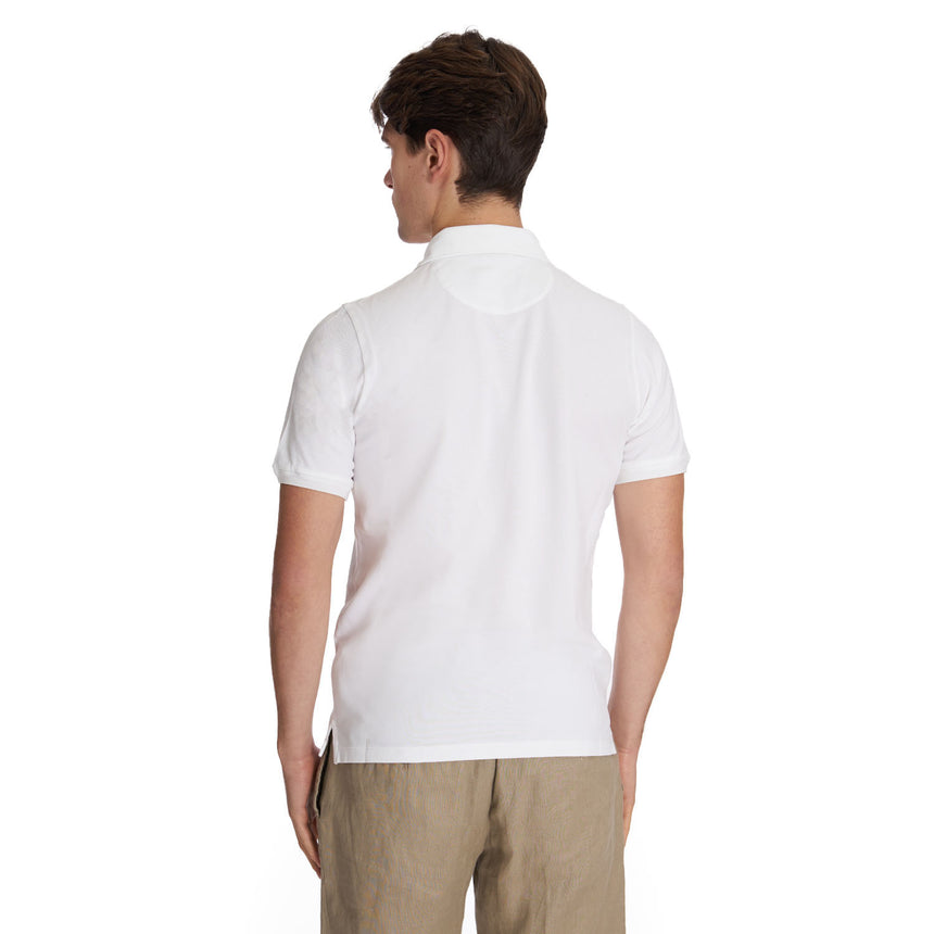 WHITE SHORT SLEEVE POLO