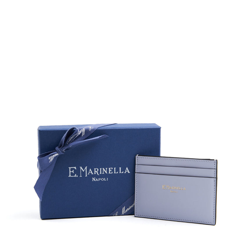 PORTACARTE DI CREDITO PICCOLO AZZURRO POLVERE