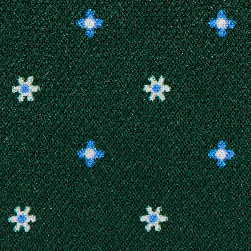 PORTACARTE DI CREDITO SETA E PELLE VERDE SCURO