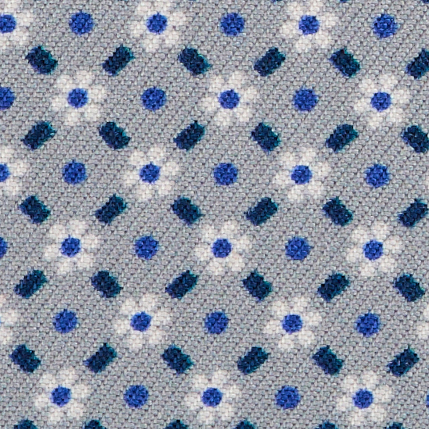 PORTACARTE DI CREDITO SETA E PELLE GRIGIO SCURO