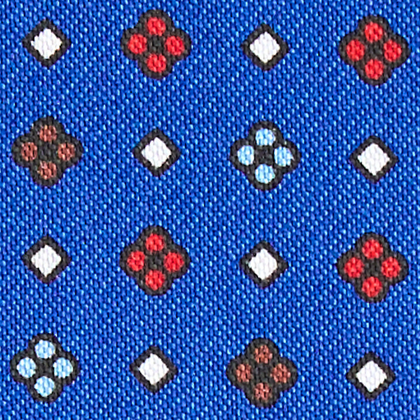 BLUETTE LEATHER AND SILK CREDIT CARD HOLDER