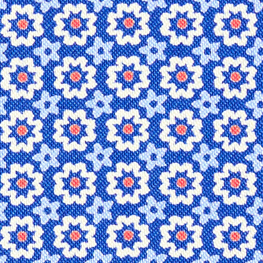 BLUETTE LEATHER AND SILK CREDIT CARD HOLDER