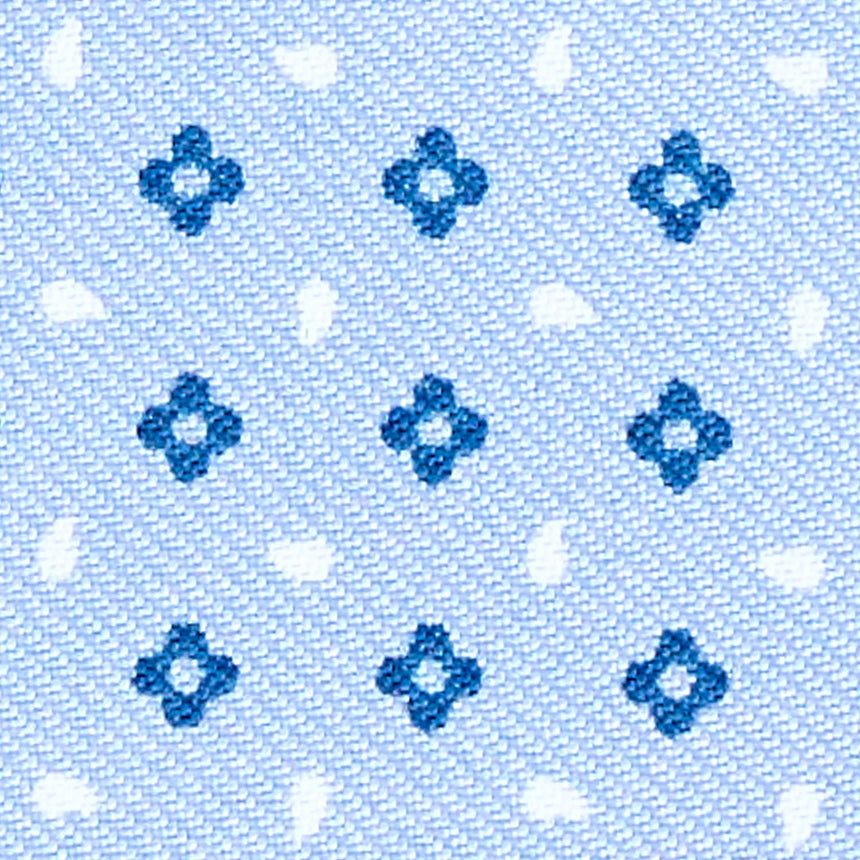 PORTACARTE DI CREDITO SETA E PELLE AZZURRO