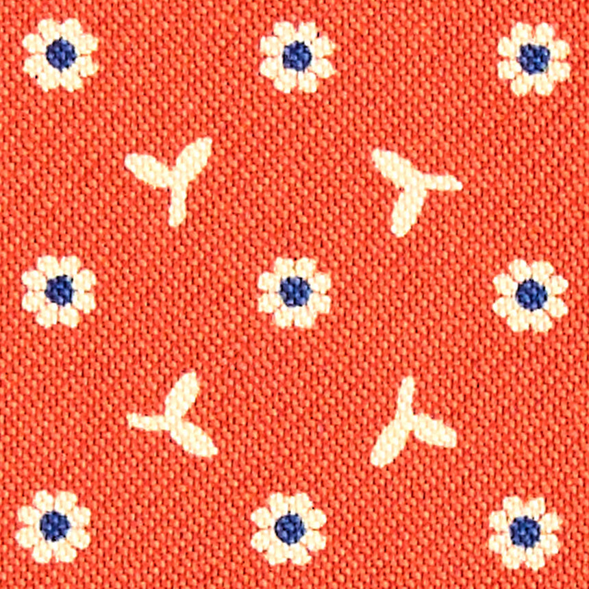 PORTACARTE DI CREDITO SETA E PELLE ARANCIONE