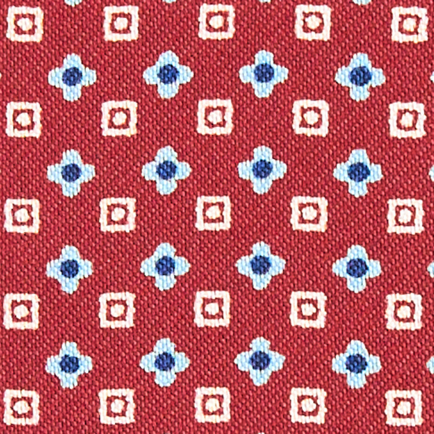 PORTACARTE DI CREDITO SETA E PELLE BORDEAUX