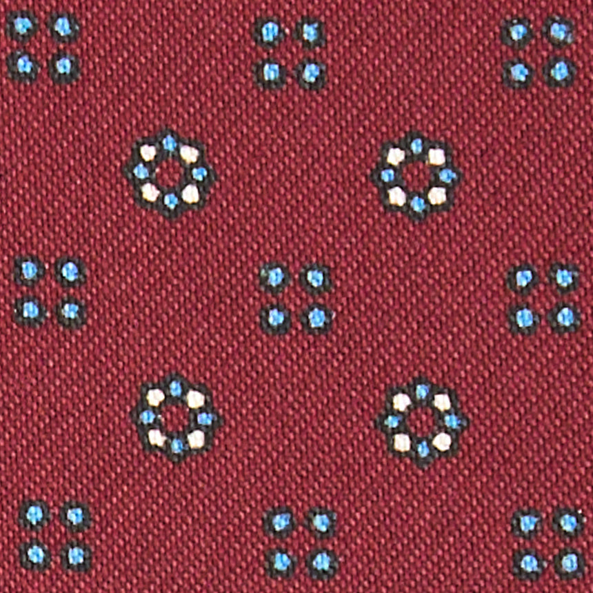 PORTACARTE DI CREDITO SETA E PELLE BORDEAUX