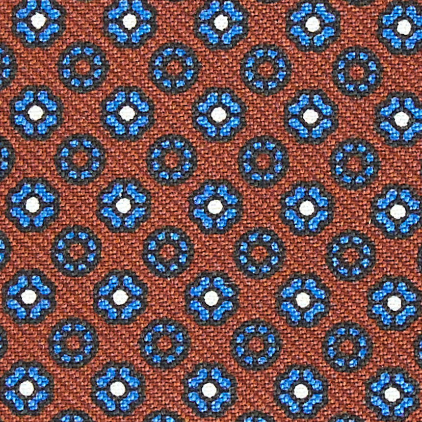 PORTACARTE DI CREDITO SETA E PELLE MARRONE SCURO