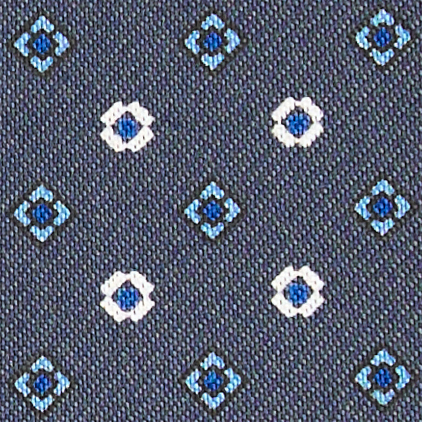 PORTACARTE DI CREDITO SETA E PELLE GRIGIO SCURO