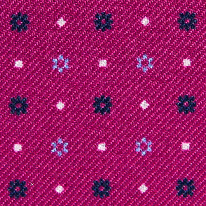 PORTACARTE PIEGHEVOLE IN SETA PELLE FUCSIA