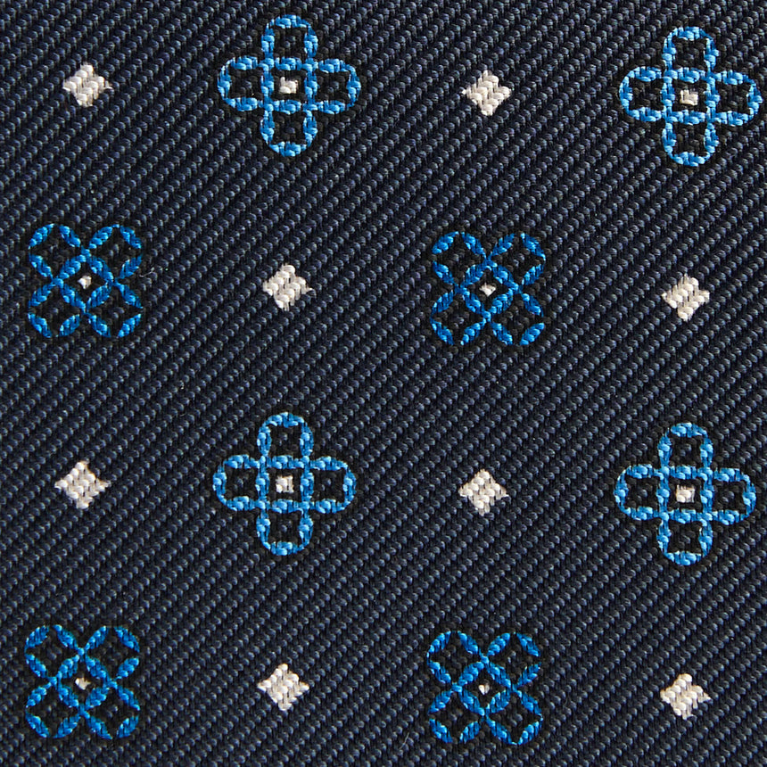 DARK GREY SILK AND LEATHER FOLDING CARD HOLDER