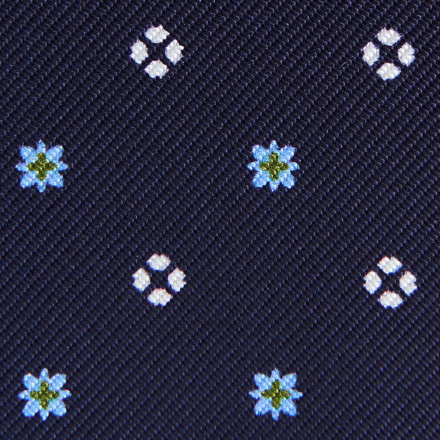 PORTACARTE PIEGHEVOLE IN SETA PELLE BLU SCURO