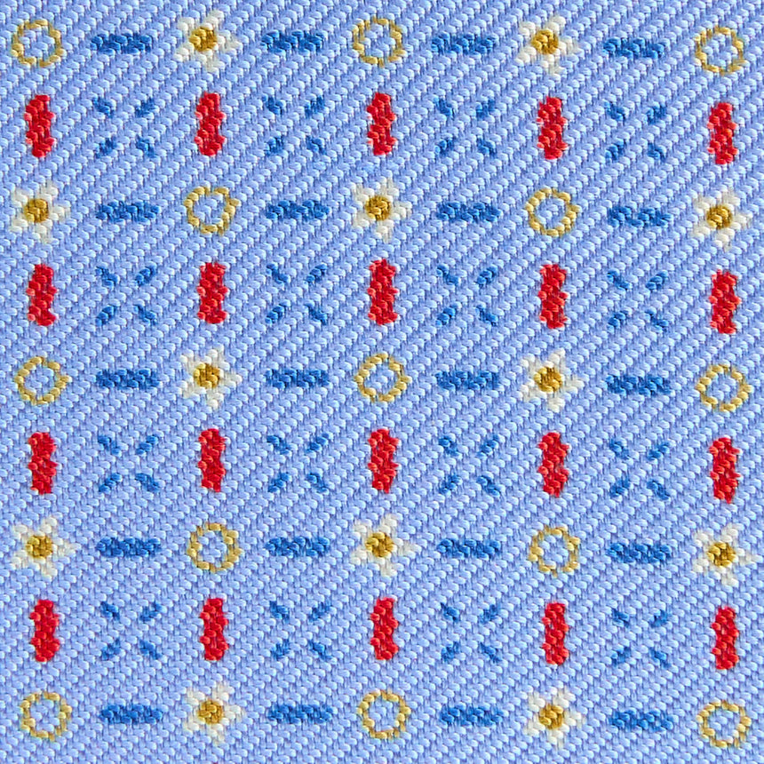 PORTACARTE PIEGHEVOLE IN SETA PELLE AZZURO