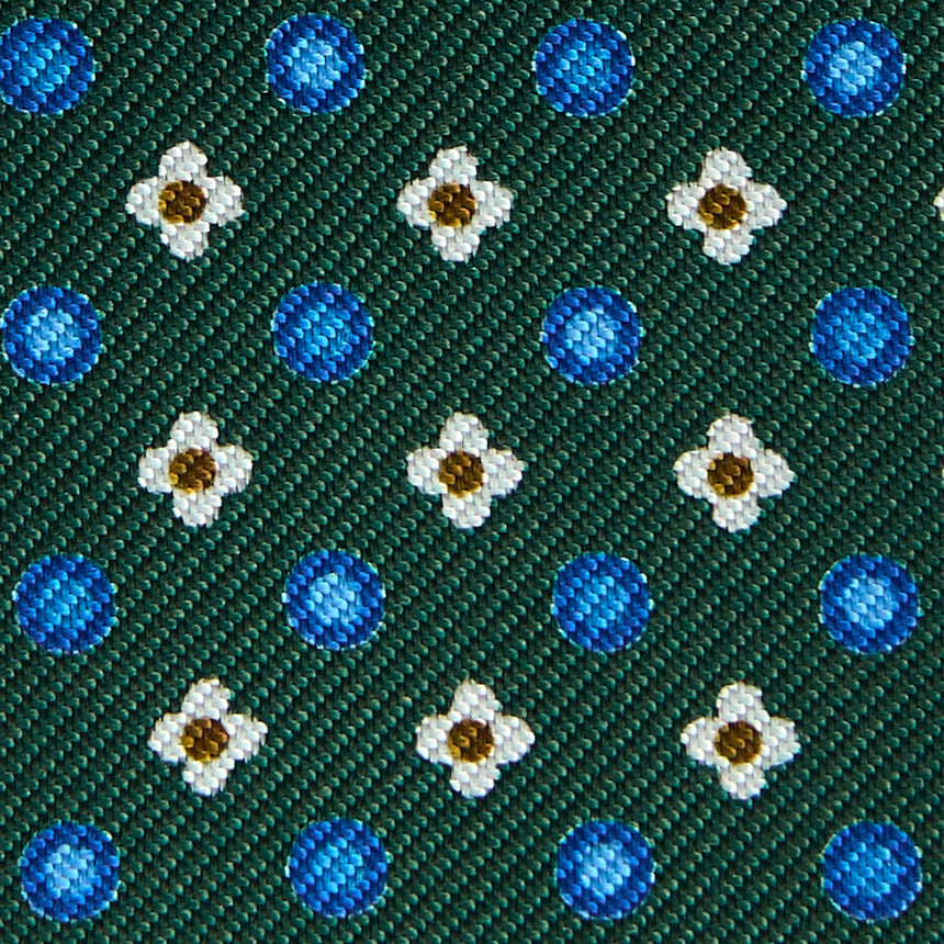 PORTACARTE PIEGHEVOLE IN SETA PELLE VERDE SCURO