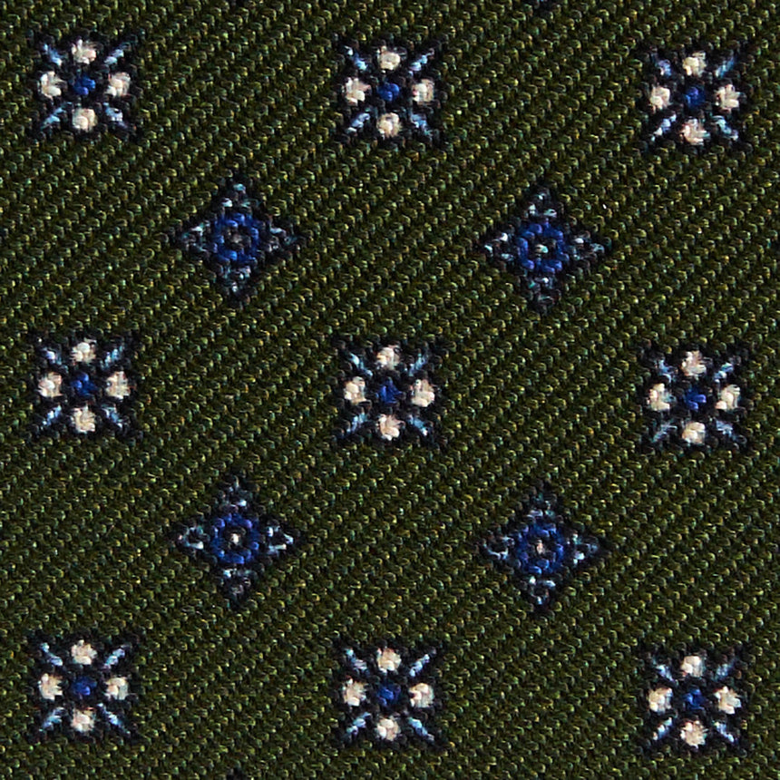 PORTACARTE PIEGHEVOLE IN SETA PELLE VERDE SCURO