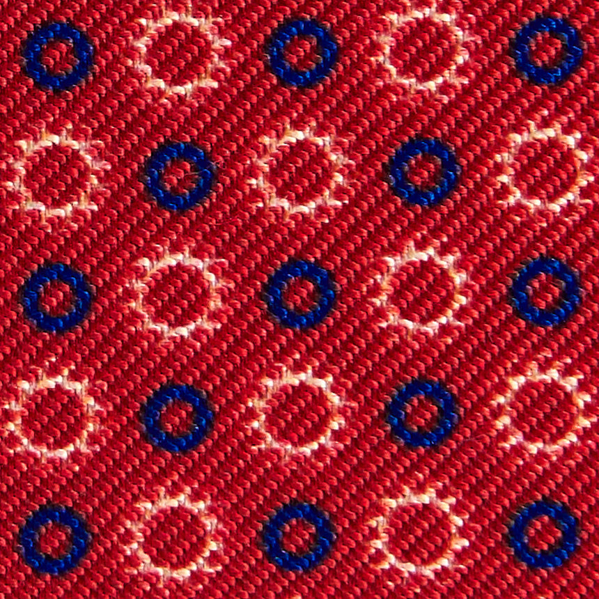 PORTACARTE PIEGHEVOLE IN SETA PELLE ROSSO