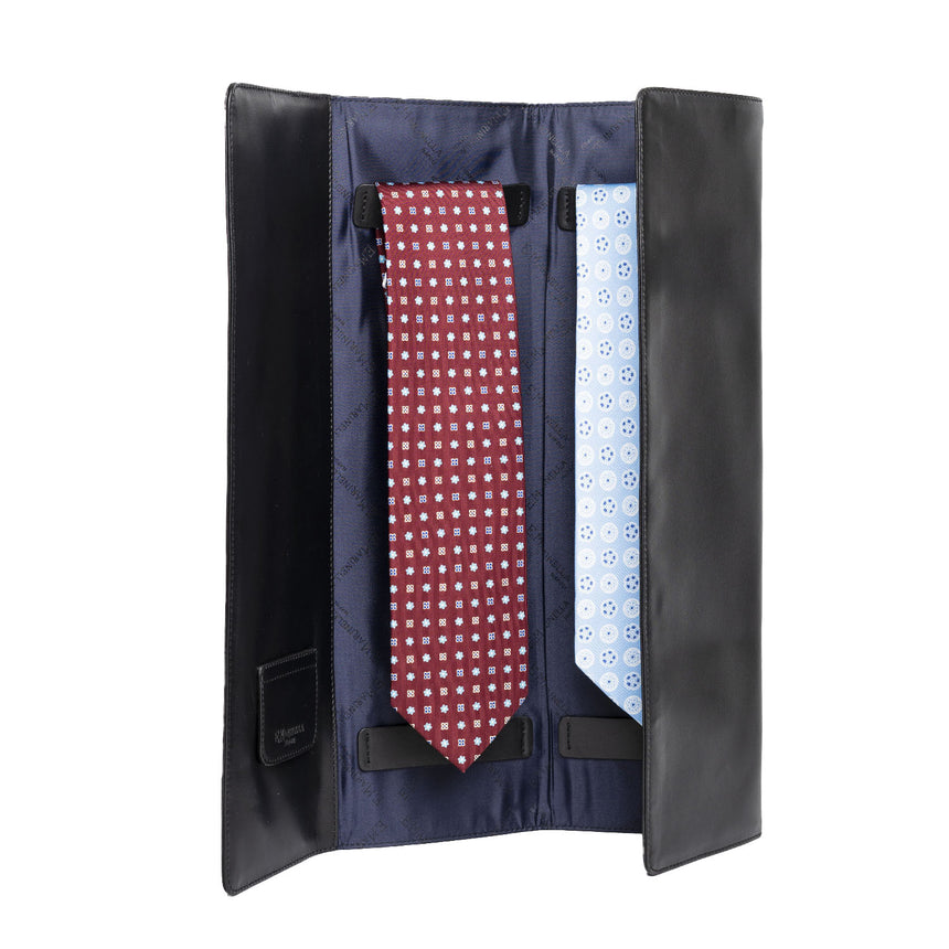 BLACK TRAVEL TIE HOLDER