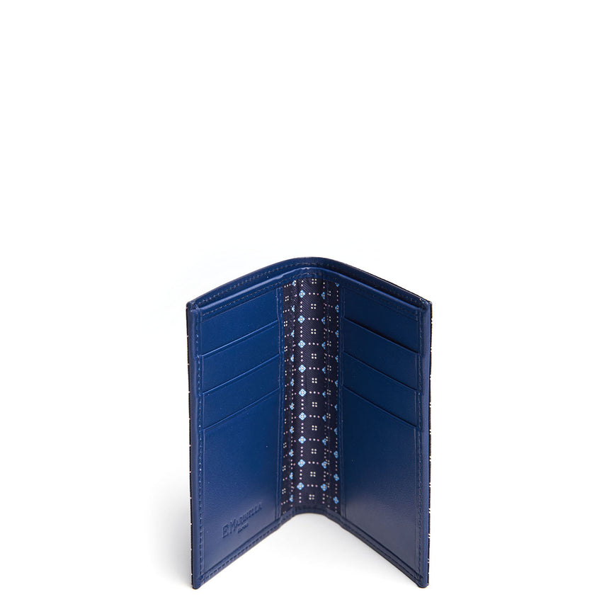 DARK BLUE VERTICAL WALLET